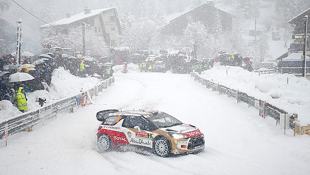 WRC　シトロエンDS3が4位入賞