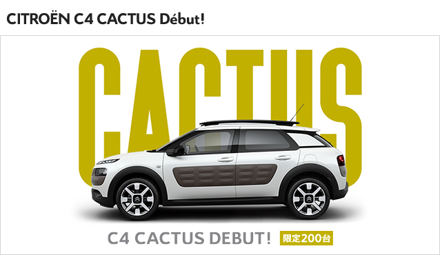 C4 CACTUS まもなく発売！